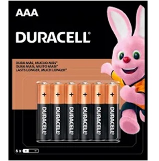 PILAS DURACELL AAA